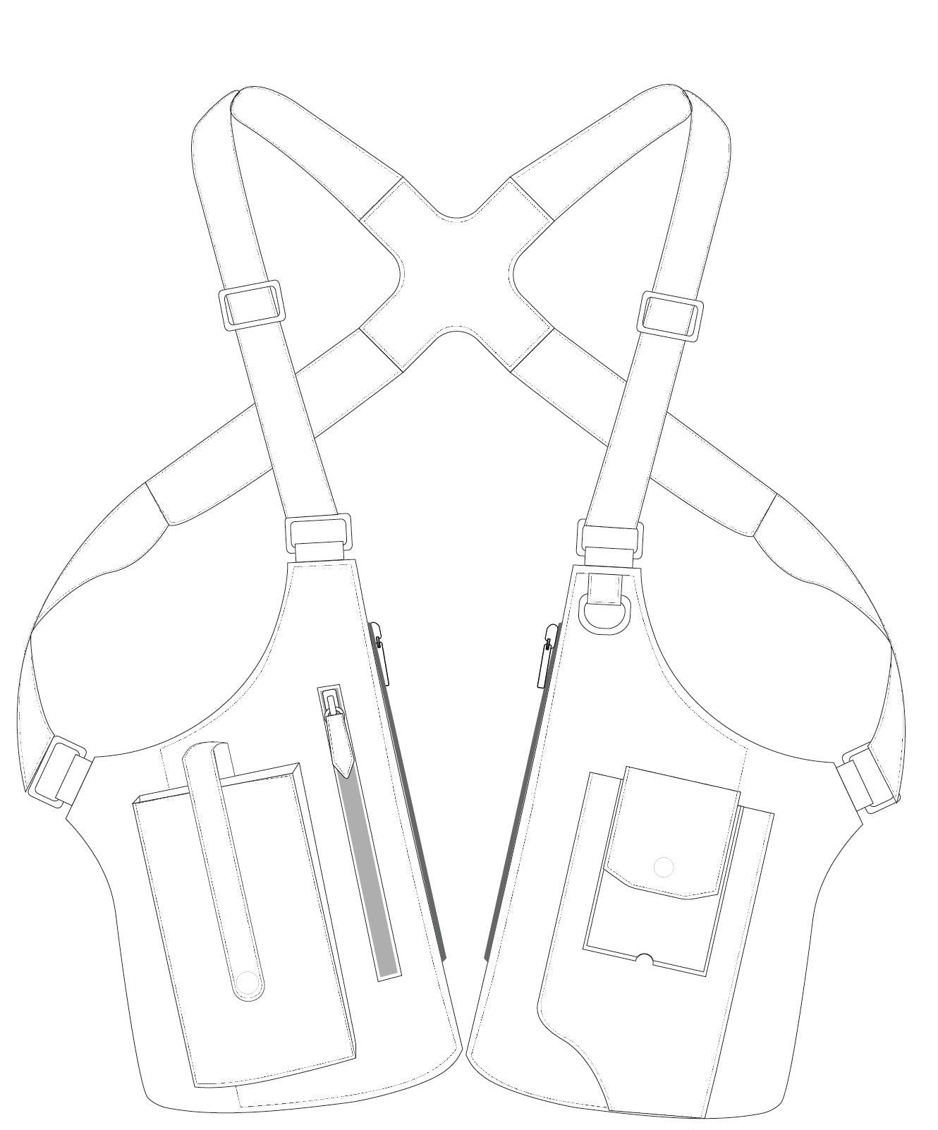 Holster- portefeuille - acompte