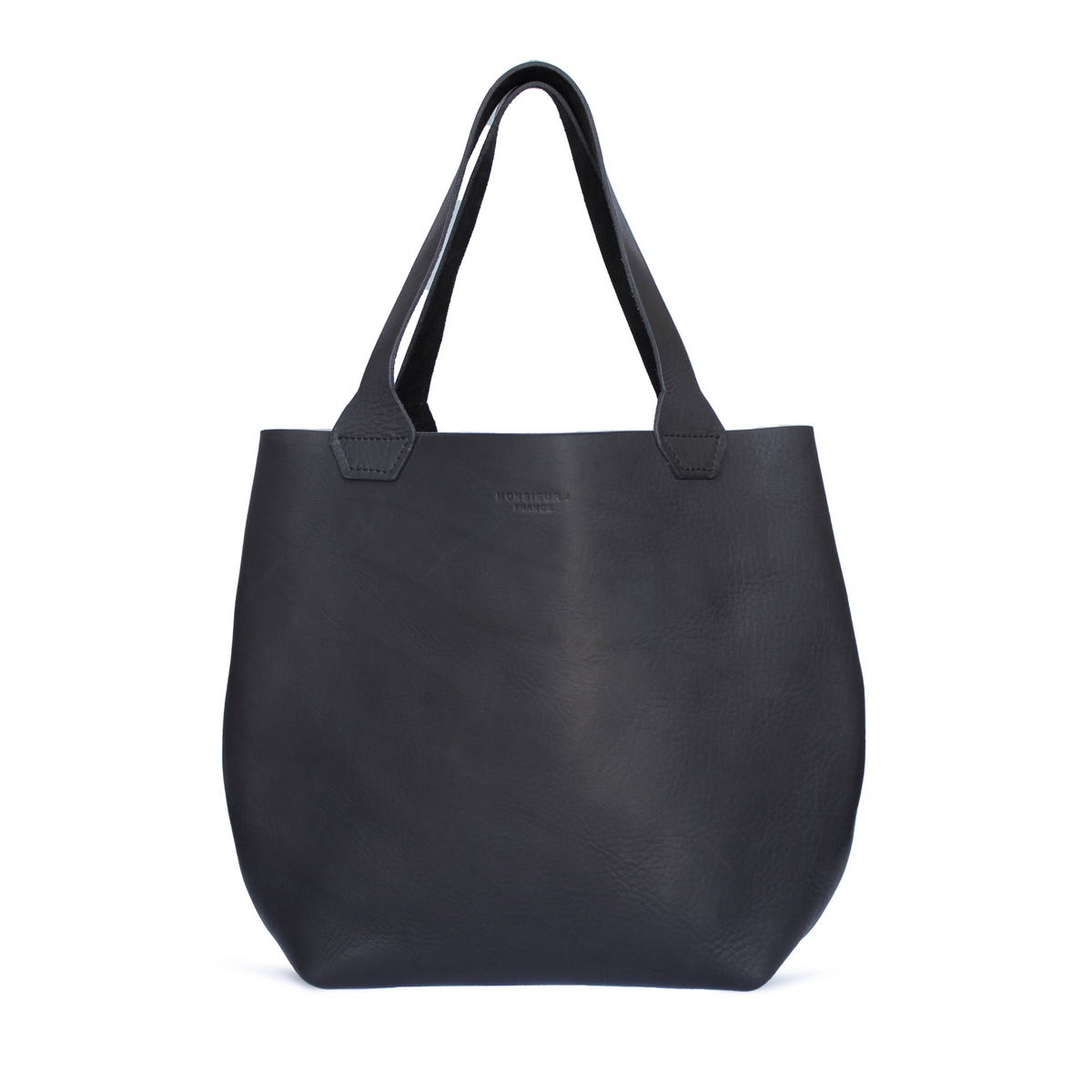 Sac Anna noir avec fond blanc -Monsieur J