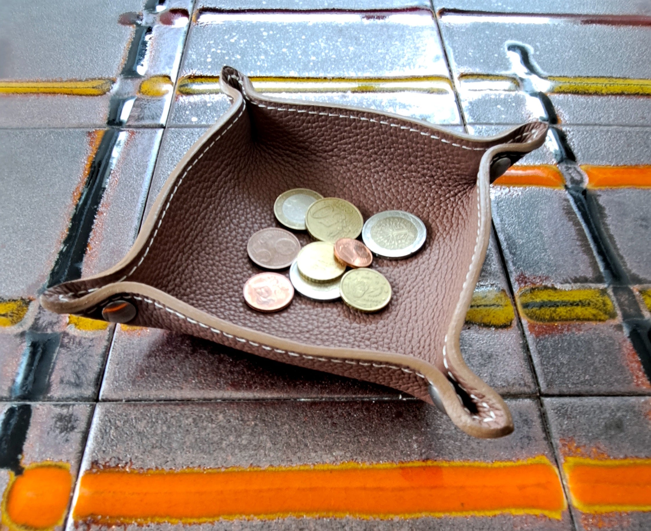 Vide-poche doublé - Monsieur J 