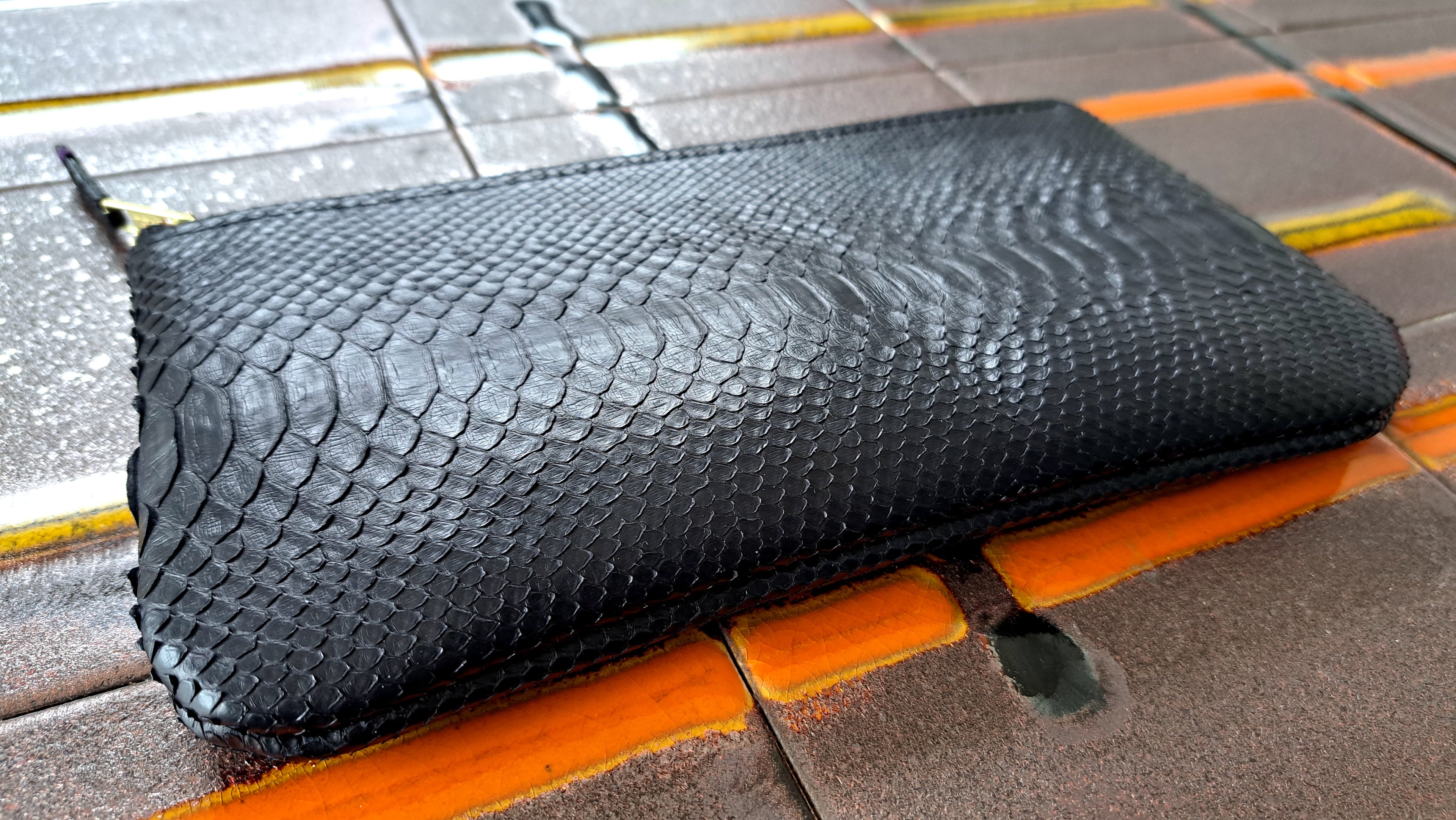 Petite pochette Python - Monsieur J 