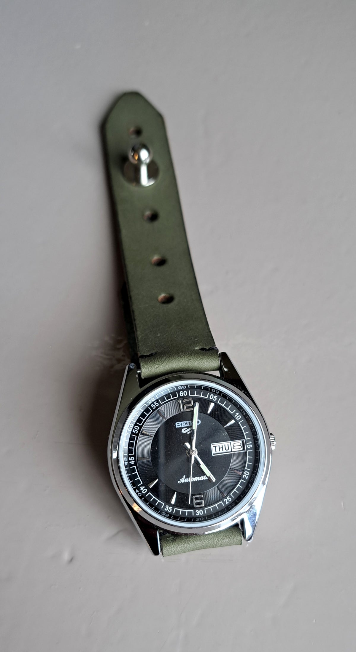 Bracelet de montre Monsieur J, coloris vert