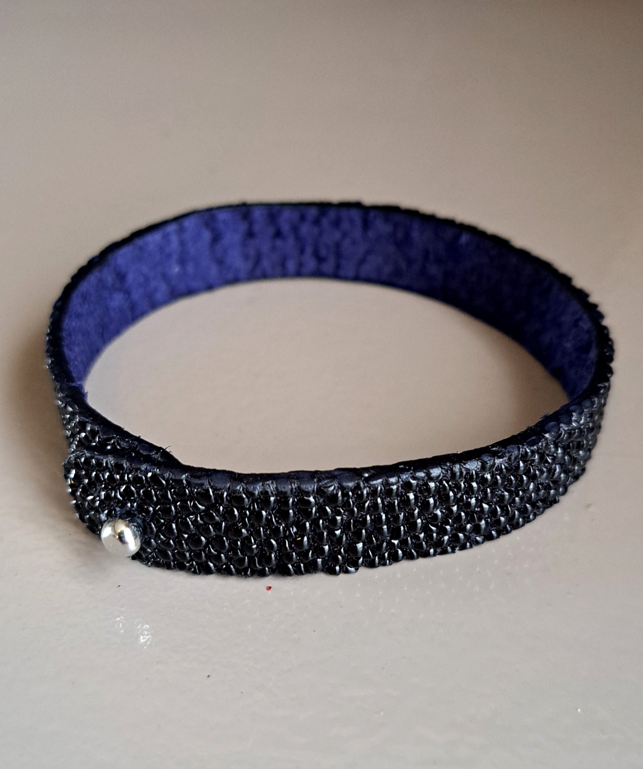 Bracelet Galuchat Perlé - Monsieur J 