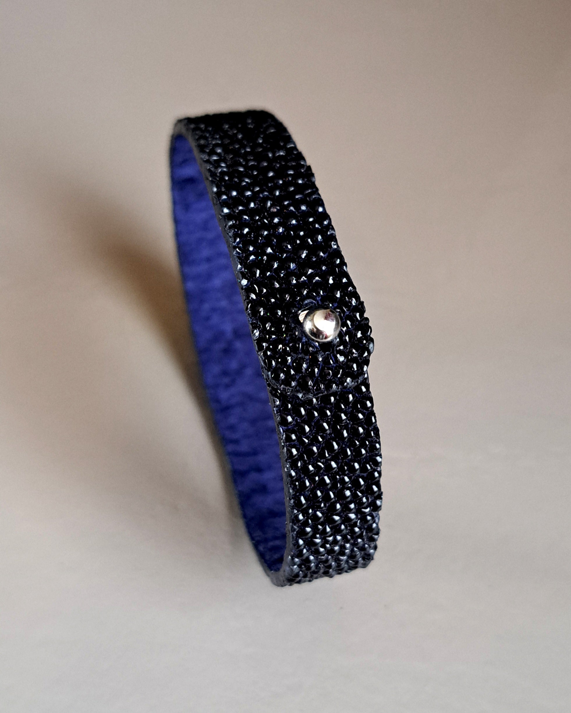 Bracelet Galuchat Perlé - Monsieur J 