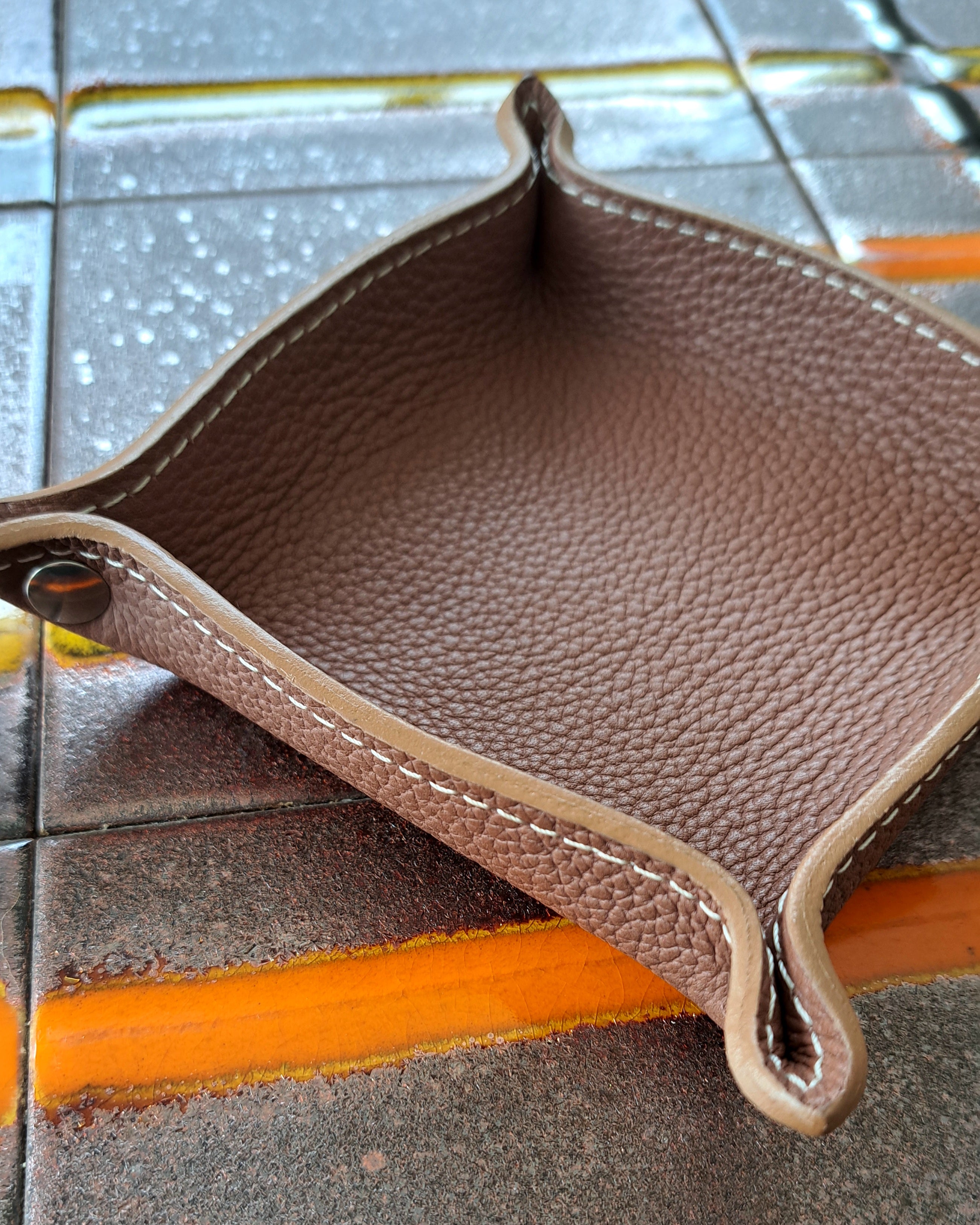 Vide-poche doublé - Monsieur J 