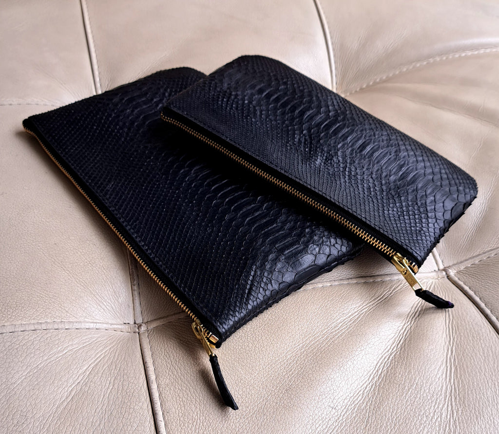 Petite pochette Python - Monsieur J 