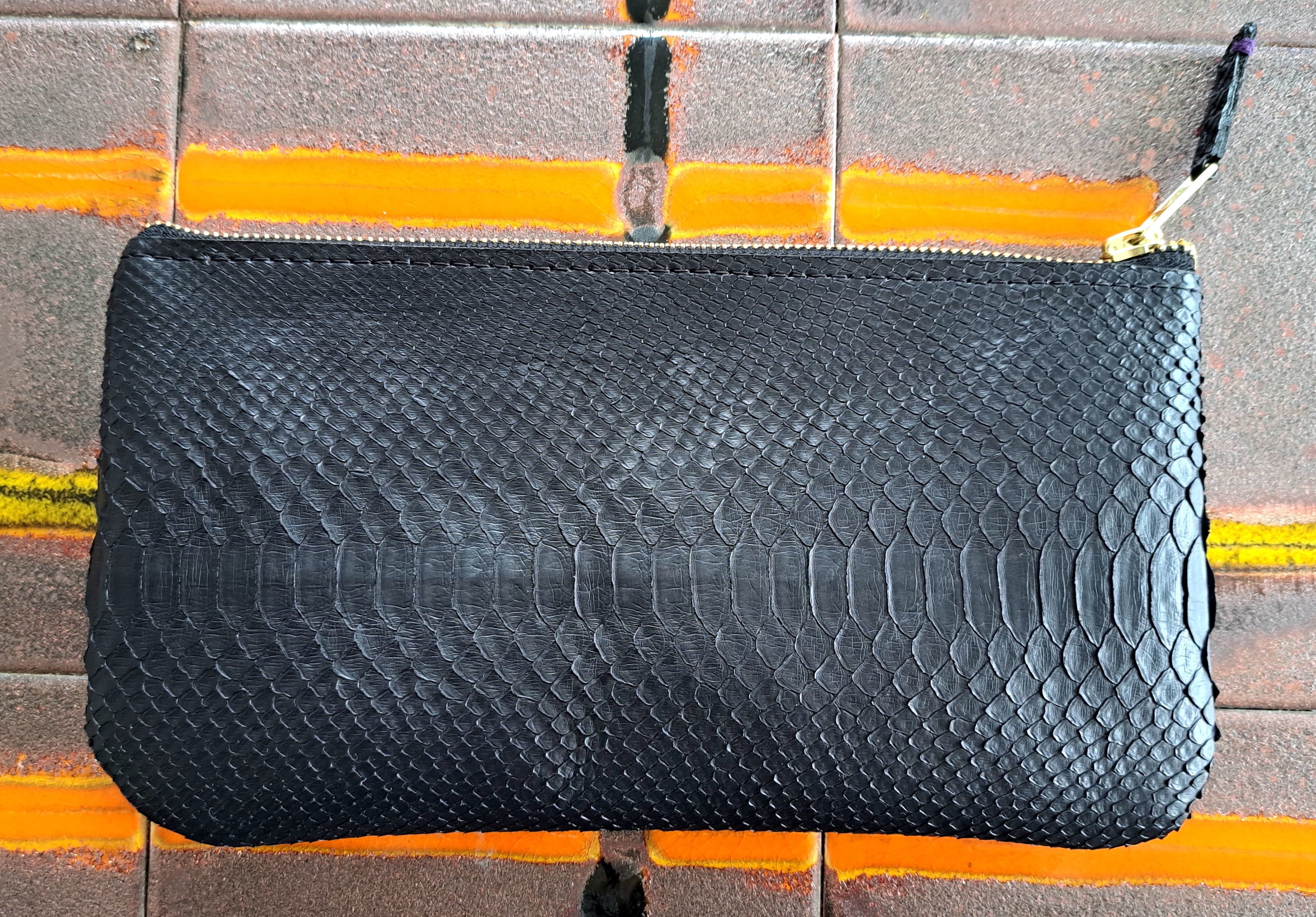 Petite pochette Python - Monsieur J 