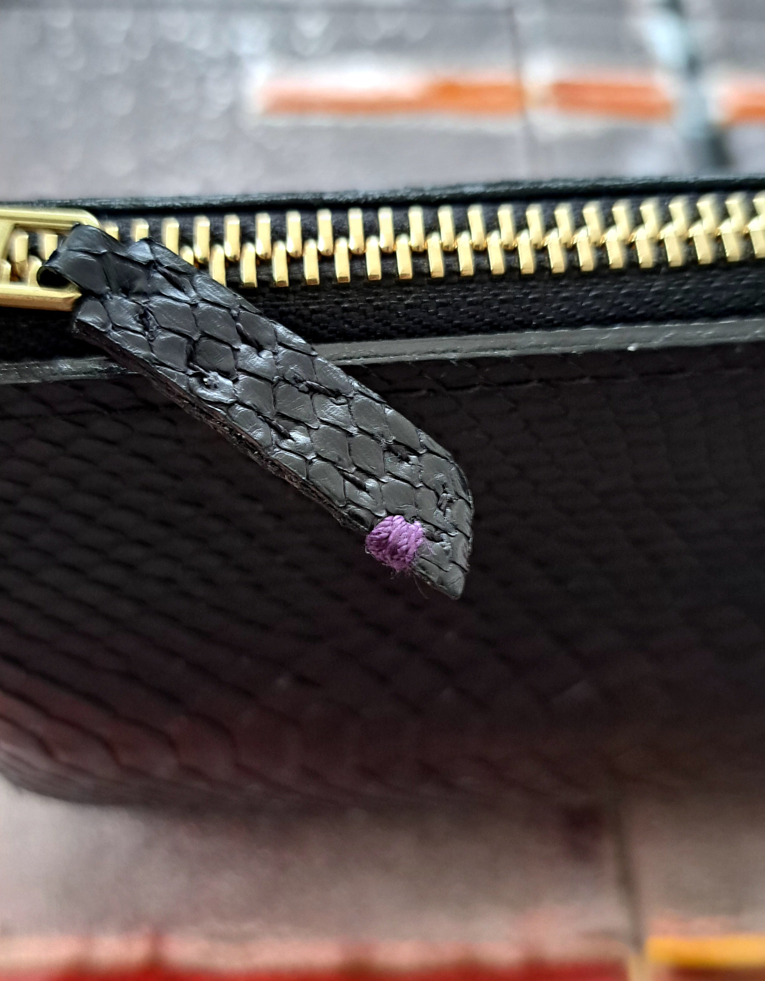 Petite pochette Python - Monsieur J 