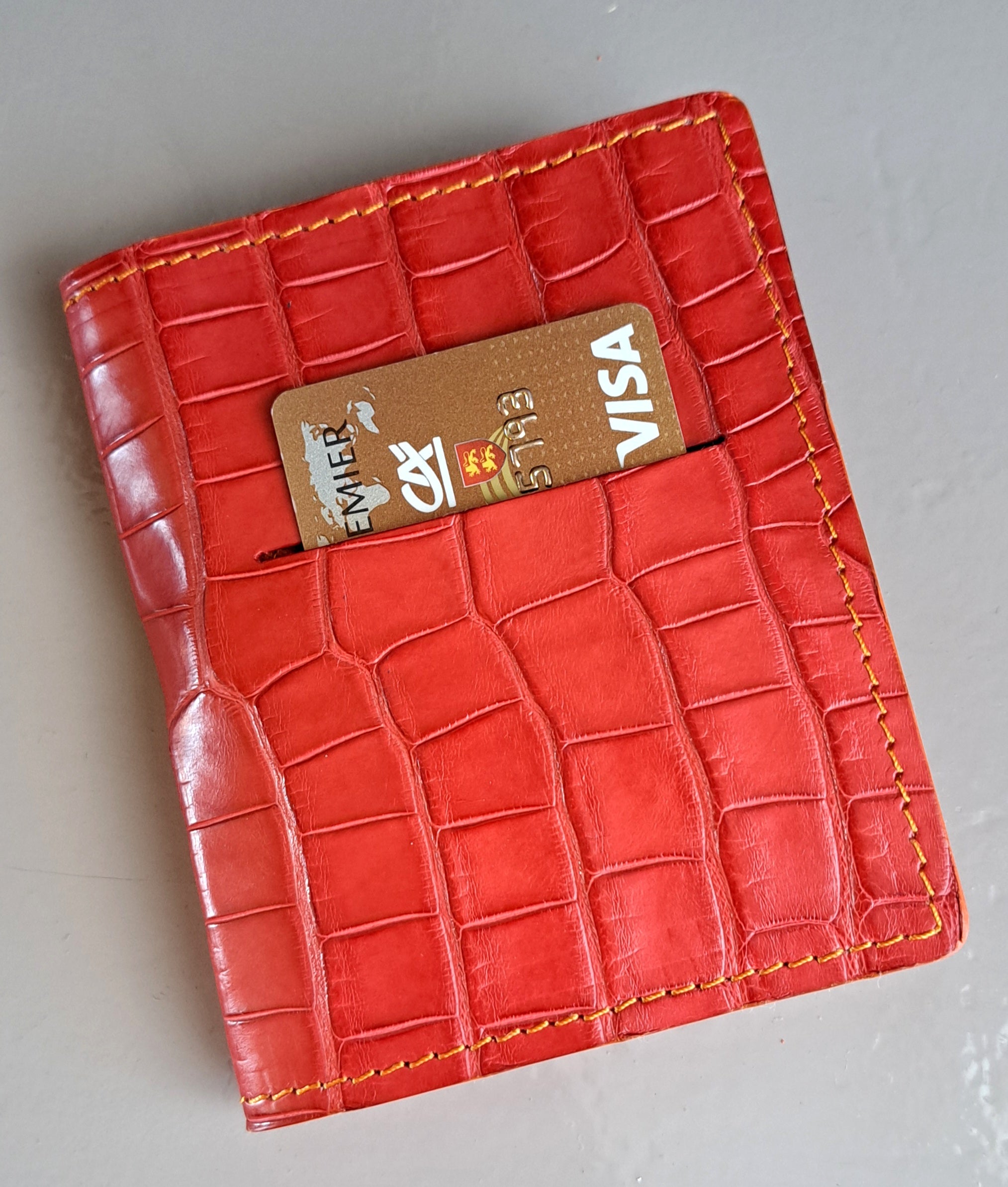 Portefeuille Croco et veau - Monsieur J 