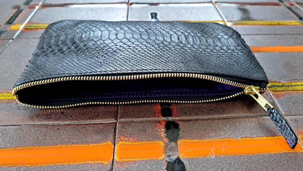 Petite pochette Python - Monsieur J 