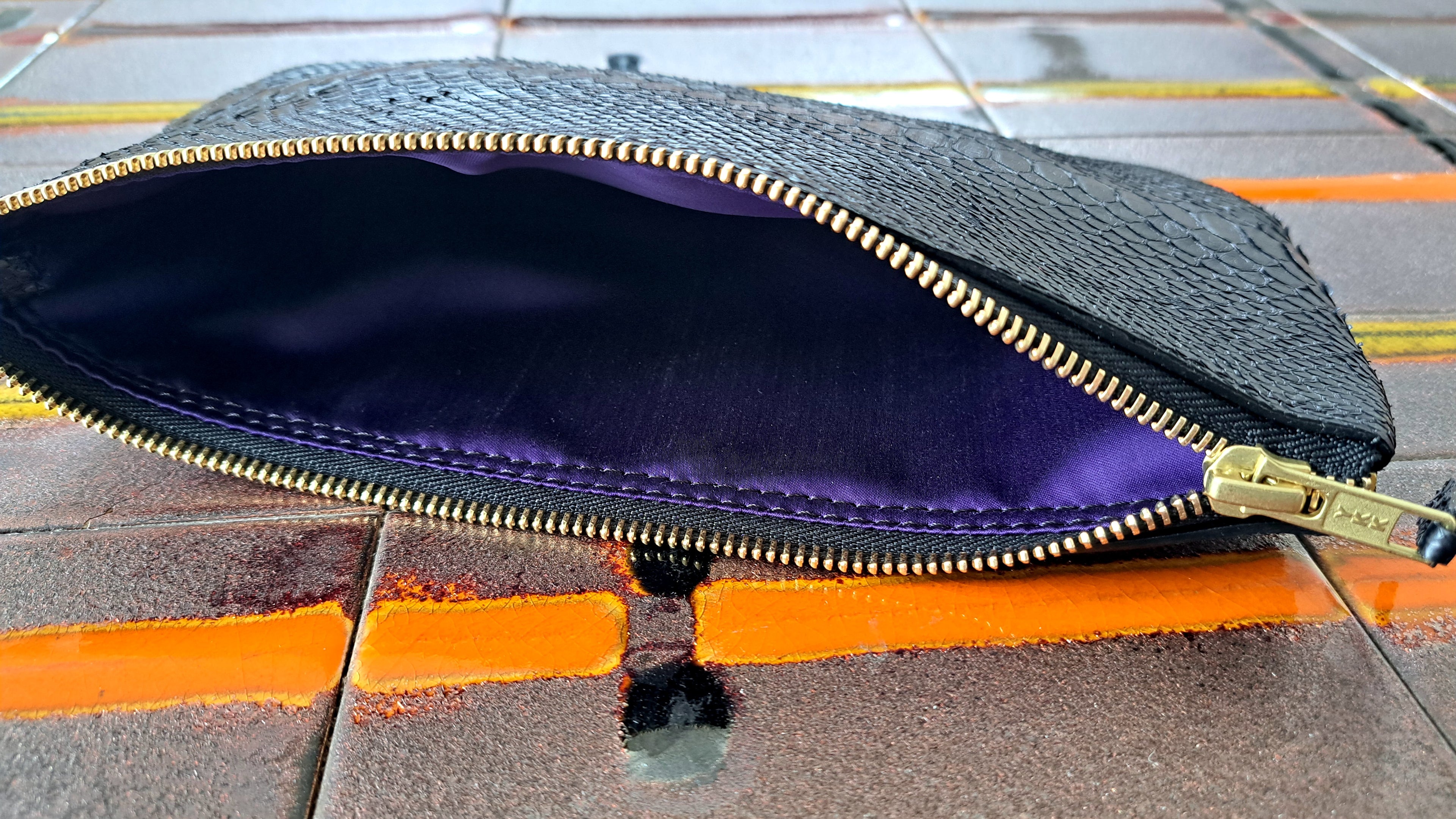 Petite pochette Python - Monsieur J 