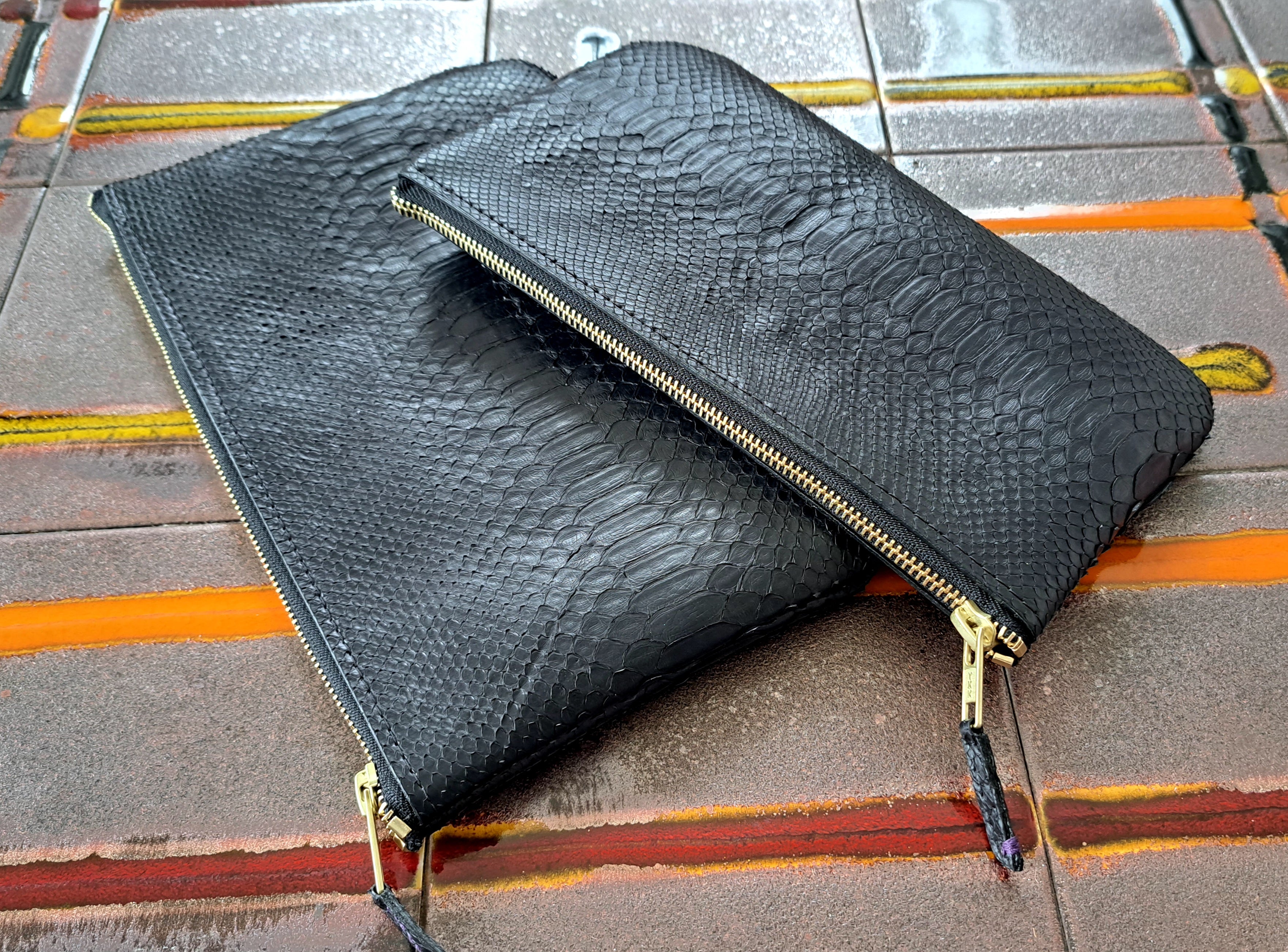 Petite pochette Python - Monsieur J 