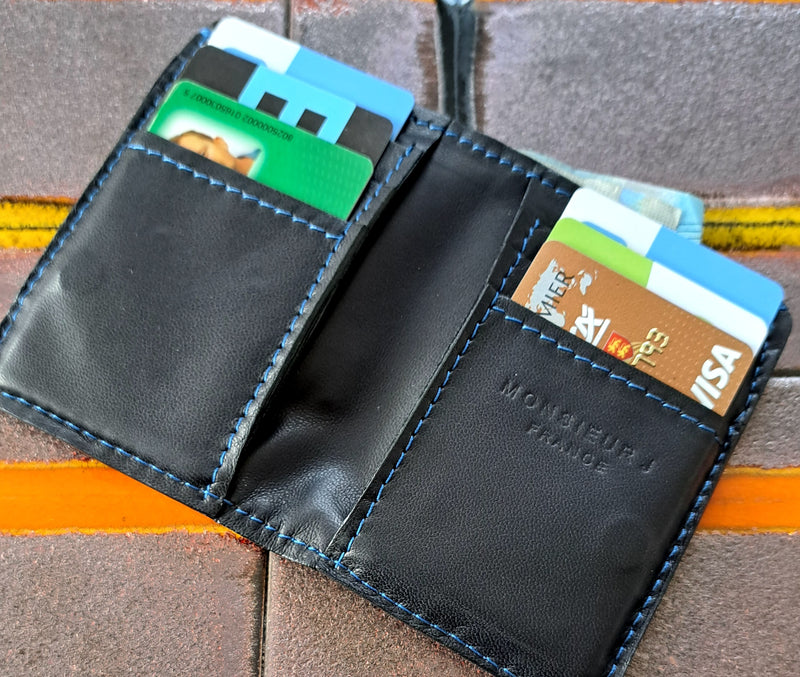 Porte-cartes multi rangement anti RFID / NFC - Monsieur J 