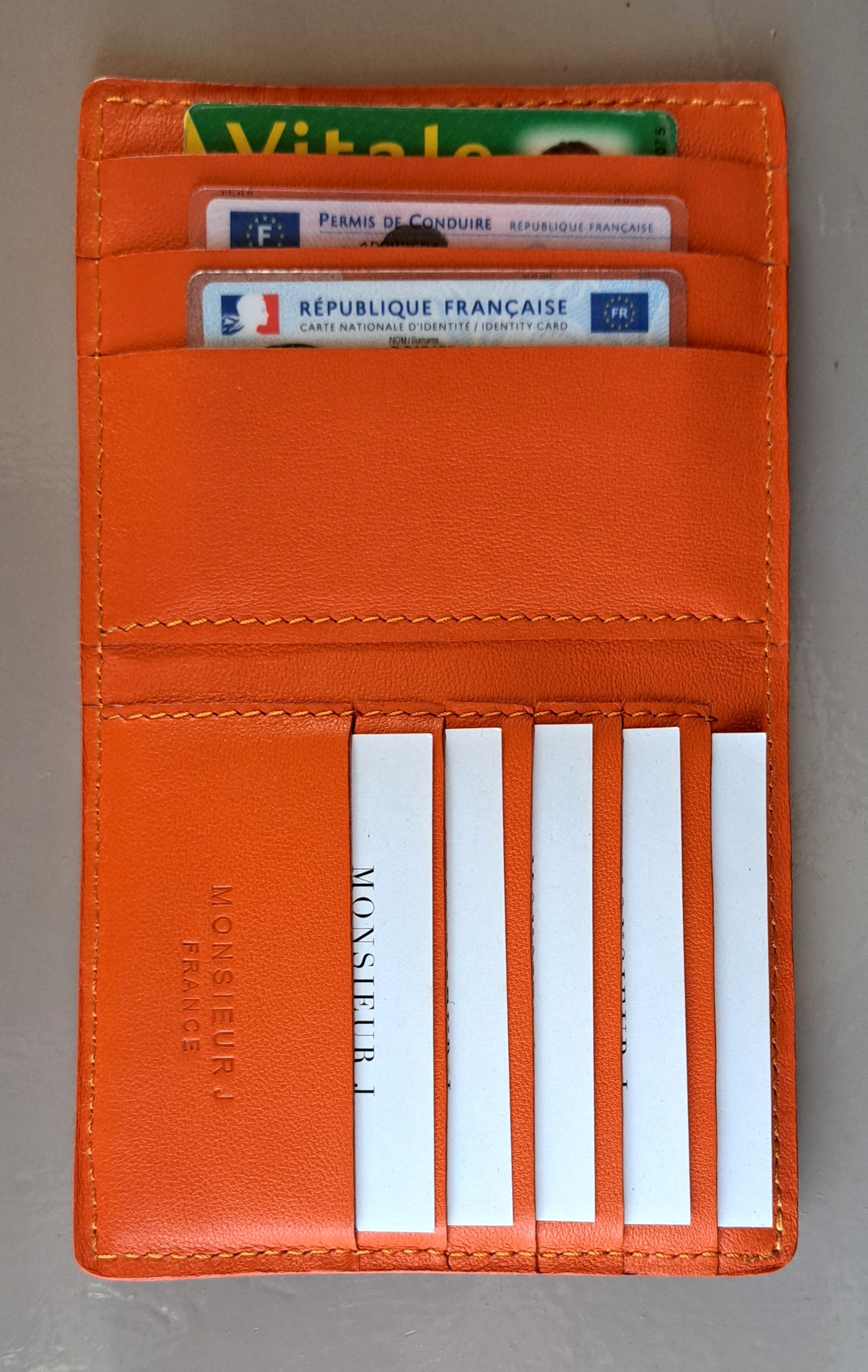 Portefeuille Croco et veau - Monsieur J 
