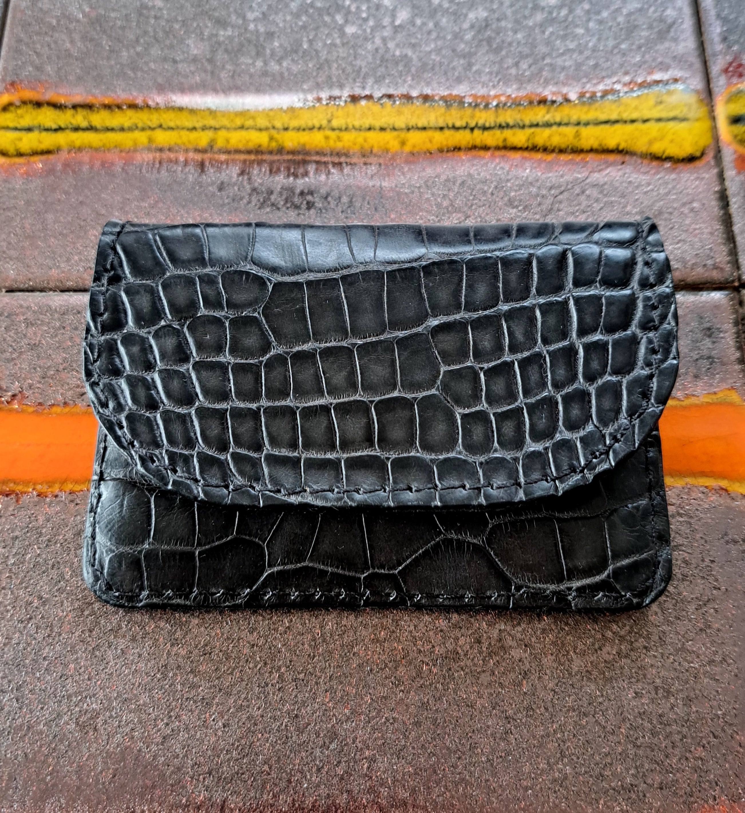 Porte monnaie Royal croco - Monsieur J 