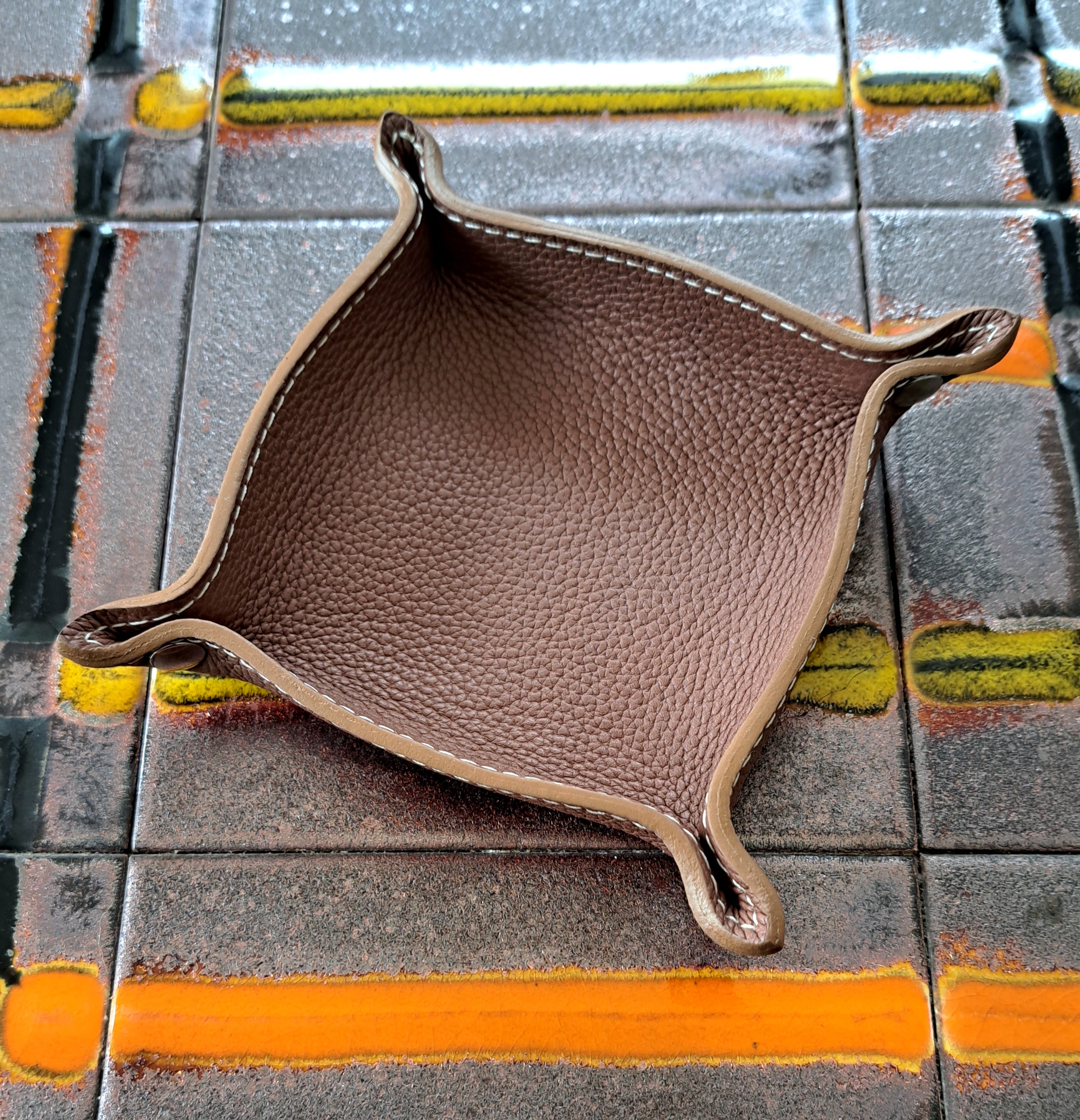 Vide-poche doublé - Monsieur J 