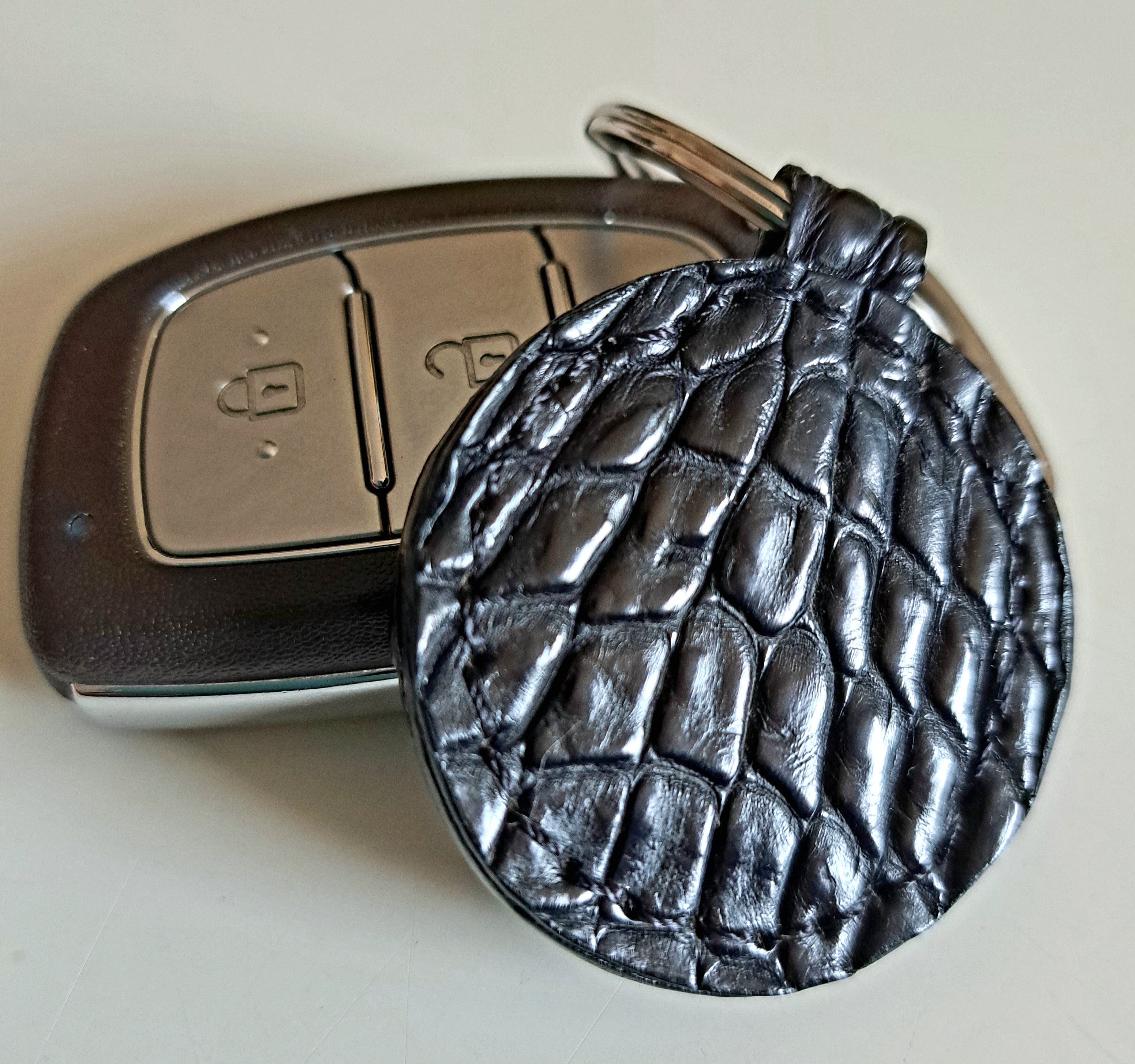 Porte-clés en crocodile - Monsieur J 