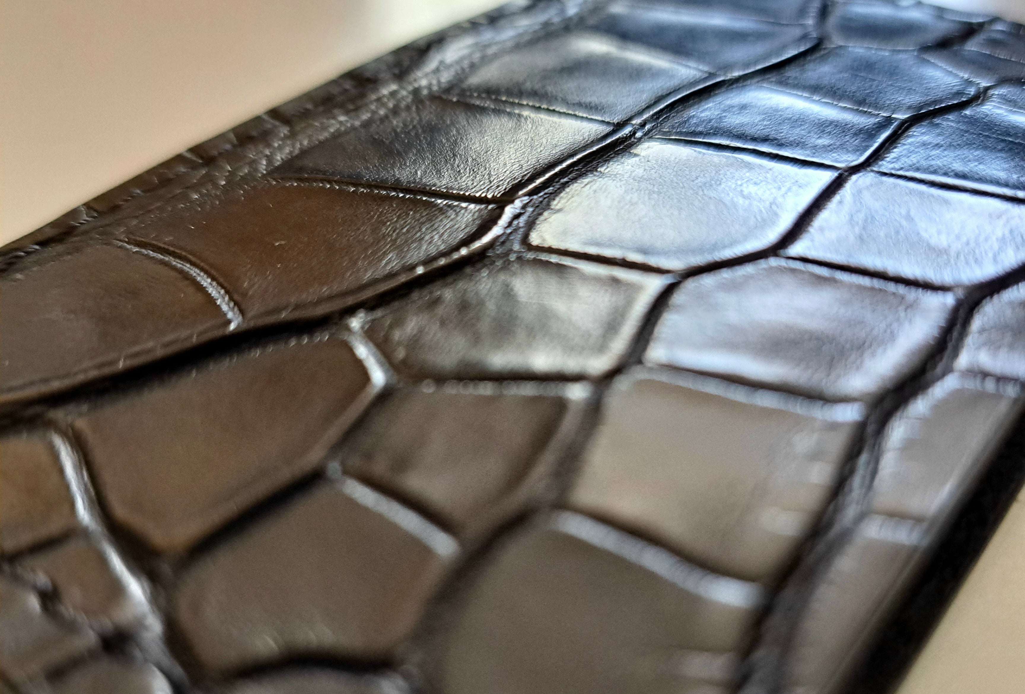 Porte-cartes en crocodile - Monsieur J 