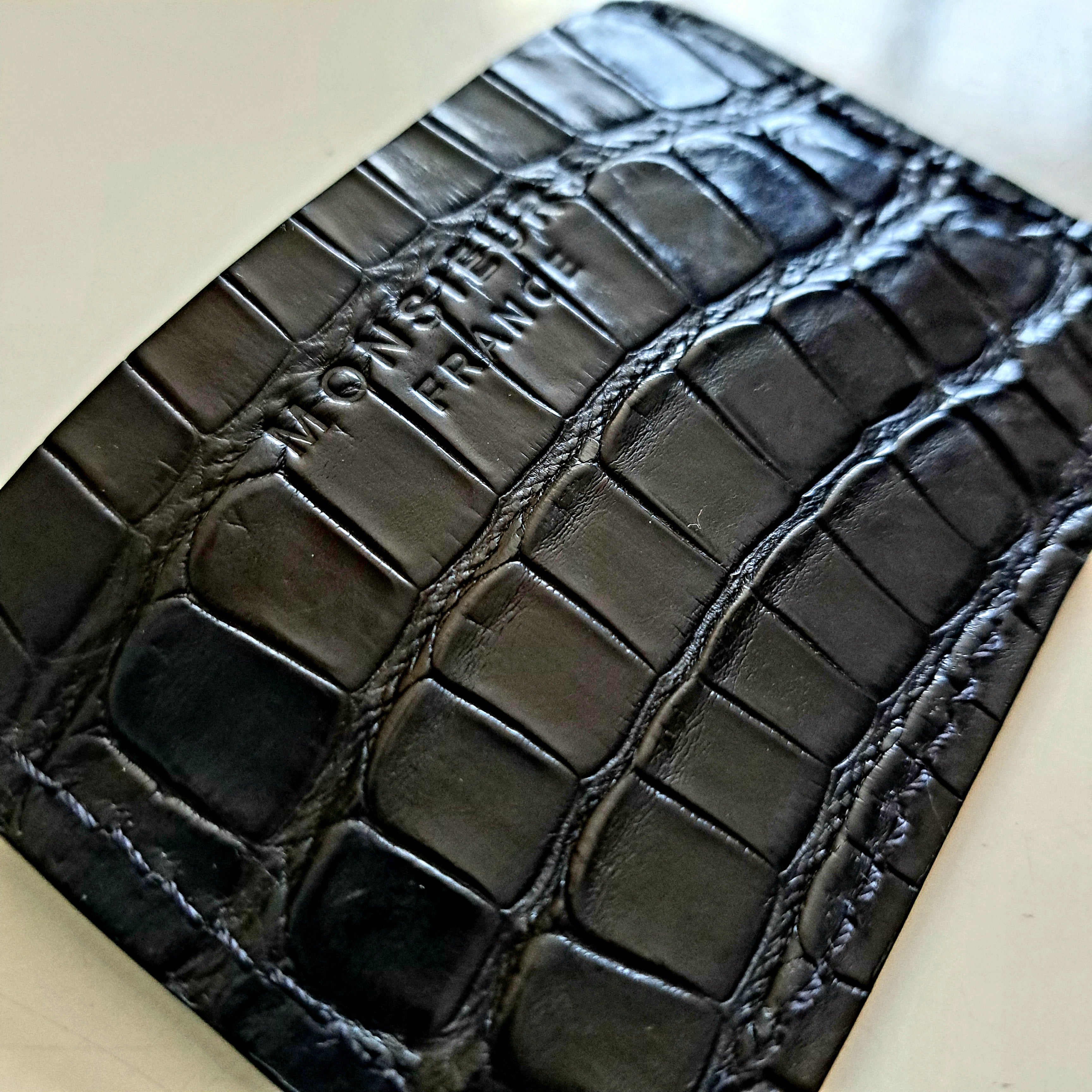 Porte-cartes en crocodile - Monsieur J 