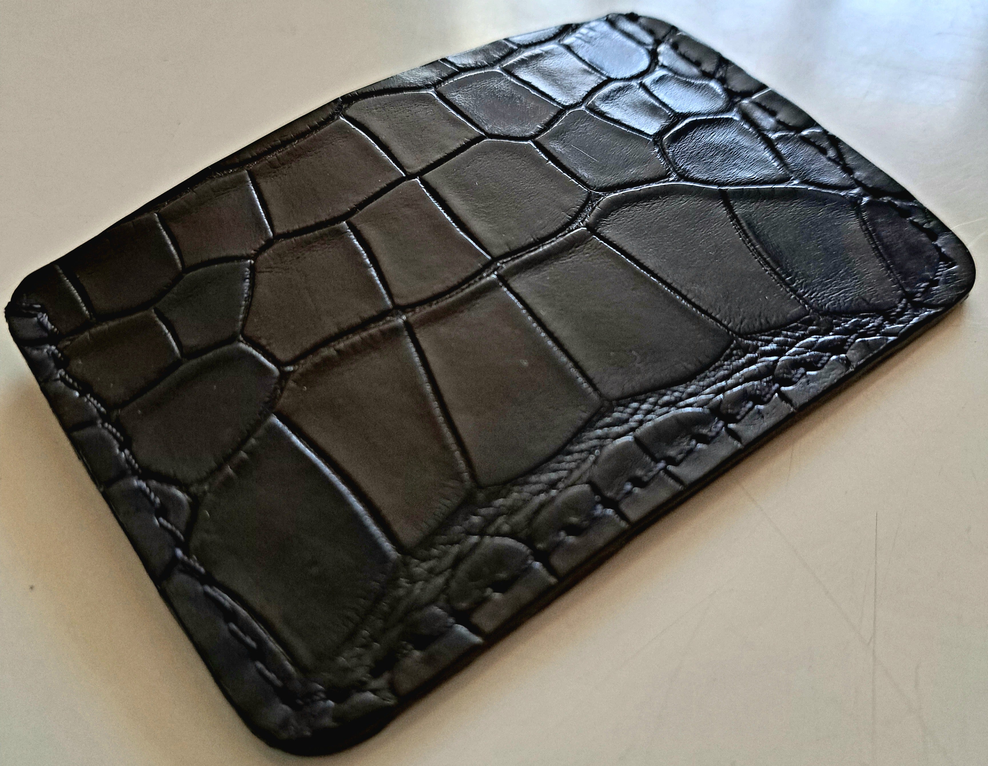 Porte-cartes en crocodile - Monsieur J 