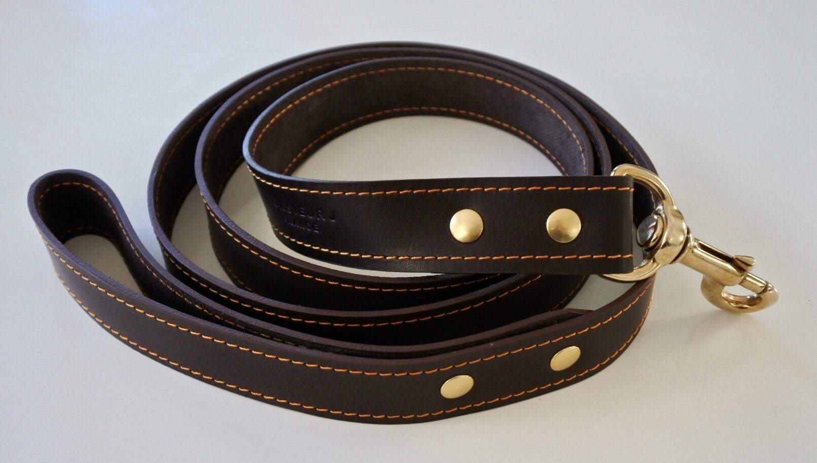 Laisse animal avec surpiqûre - Monsieur J 